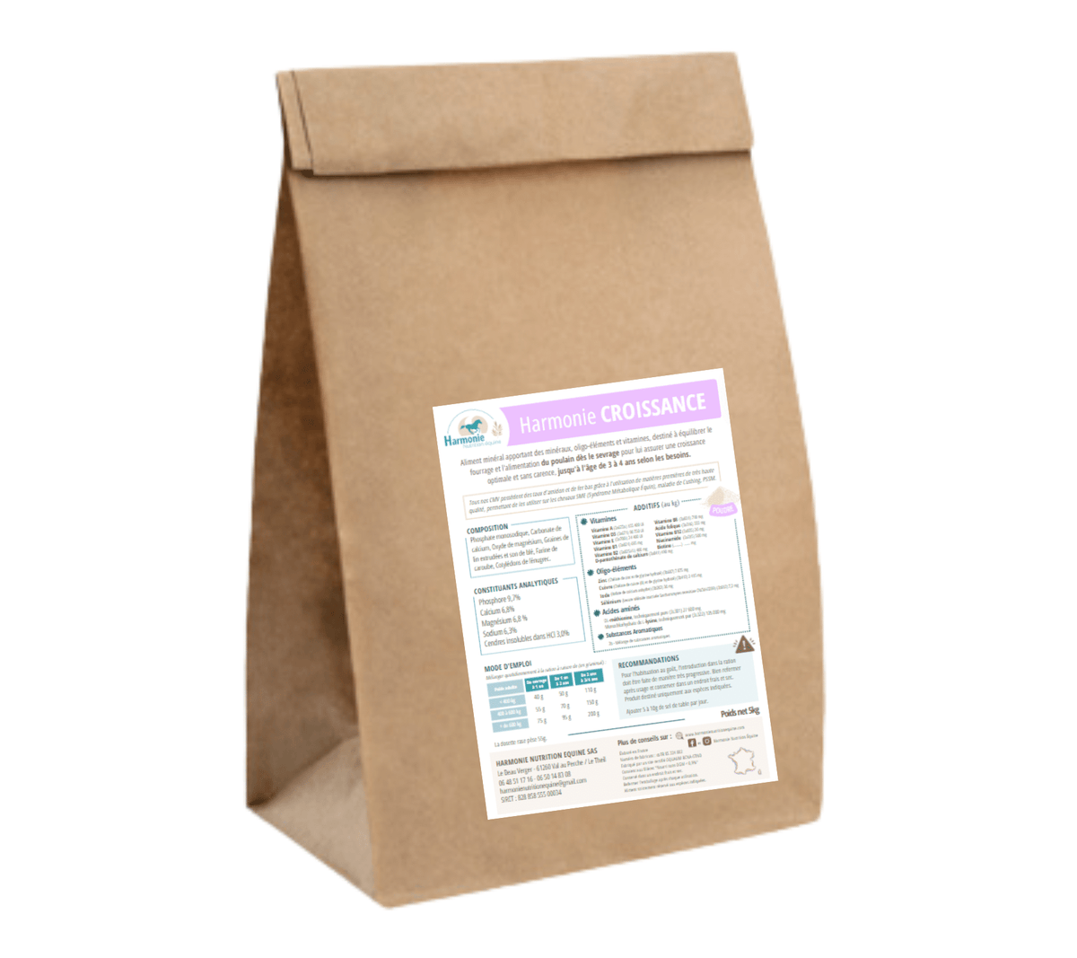 CMV Croissance Harmonie Nutrition Equine
