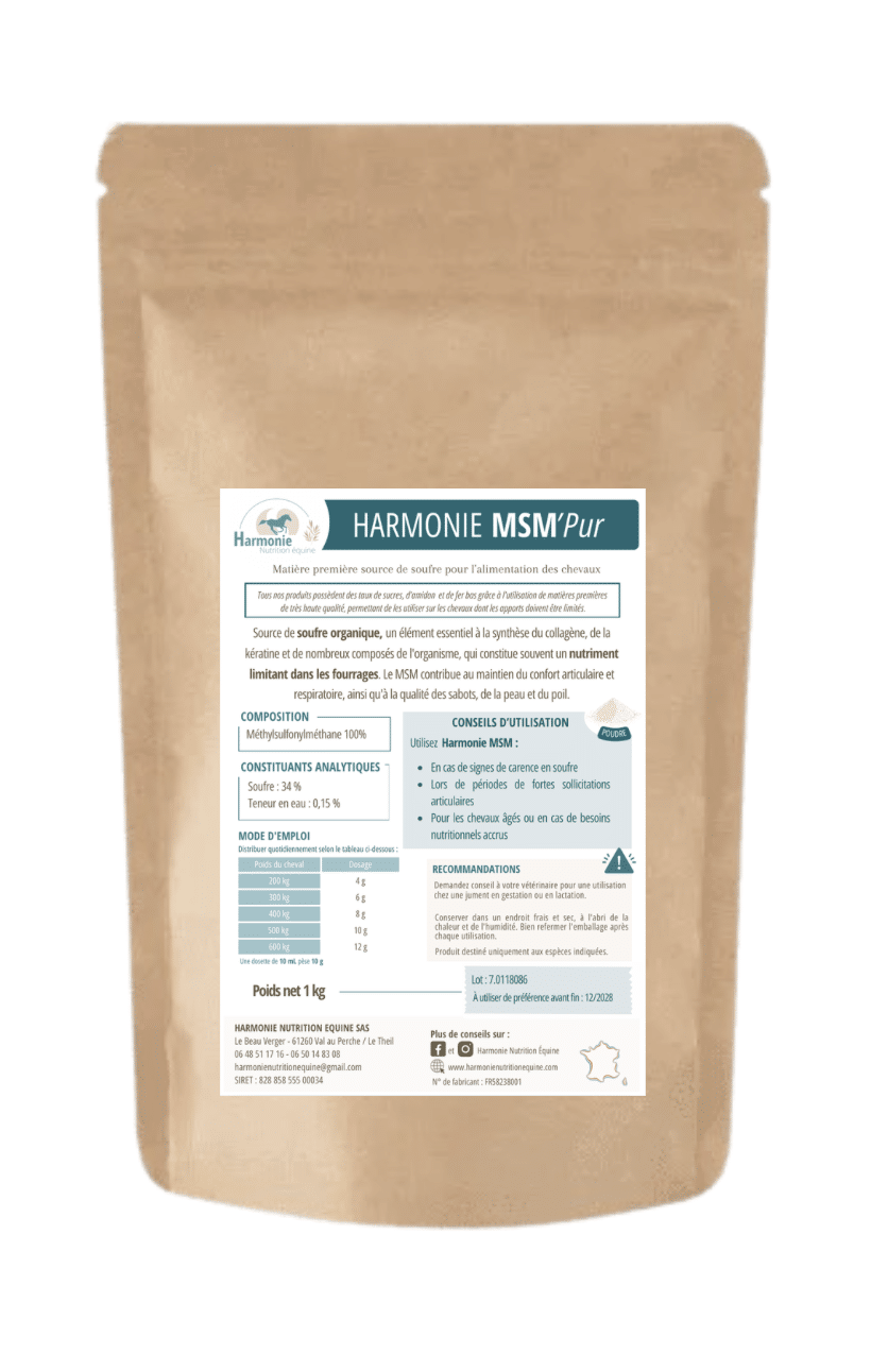 MSM'Pur Harmonie Nutrition Equine