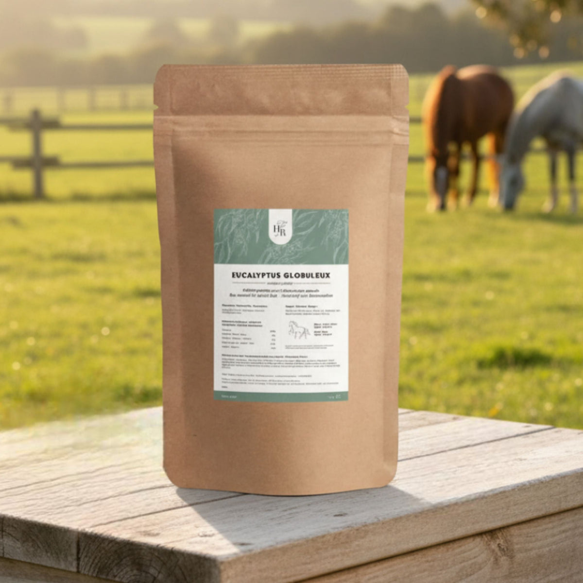 Feuilles d'eucalyptus séchées pour chevaux