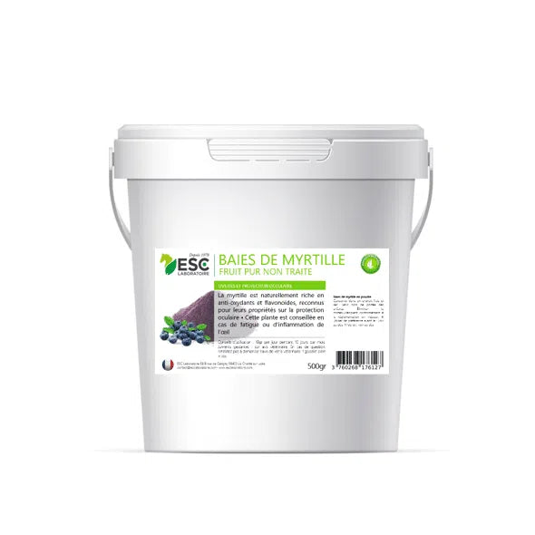 Baies de myrtille en poudre | ESC Laboratoire