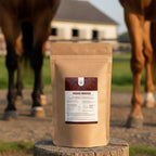 Feuilles de vigne rouge pour chevaux